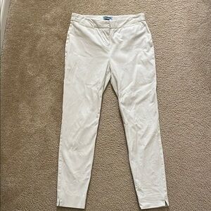 White Slim Fit Pants